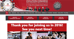 Desktop Screenshot of civilutioncongress.com