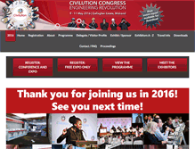 Tablet Screenshot of civilutioncongress.com